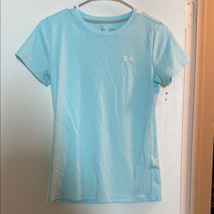 Under Armour Women's Light Blue T-Shirt